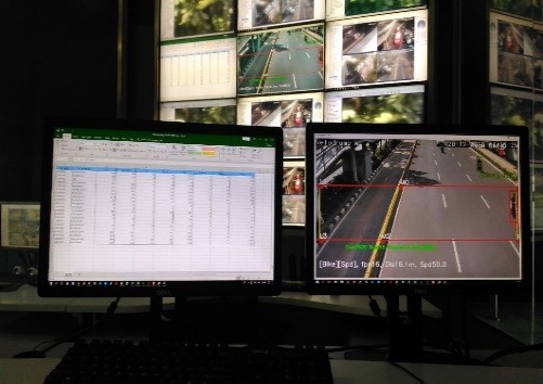 Monitoring room project documentation for BAINTELKAM POLRI